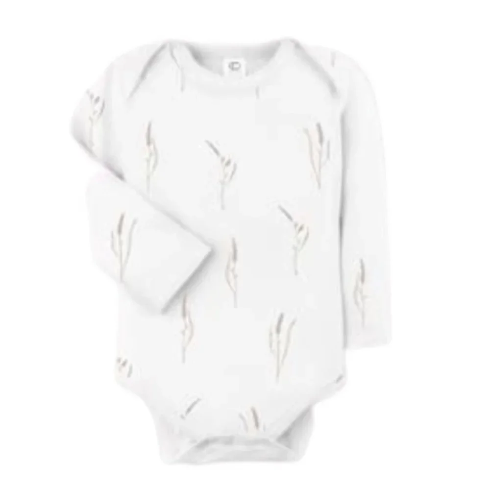 NWT Long Sleeve Bodysuit - Oat Print